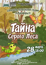 Спектакль детской театральной студии «Лукоморье» — «Тайна Серого леса»