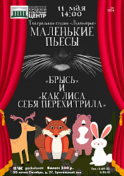 «Маленькие пьесы» — спектакль для юных зрителей, который состоит из двух пьес, написанных 15-летними талантливыми драматургами. В них подростки рассказывают о том, каким они видят этот мир и взаимоотношения в нём, и хотят поделиться своими наблюдениями с 